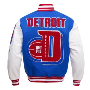 Detroit Pistons Mash Up Varsity Jacket
