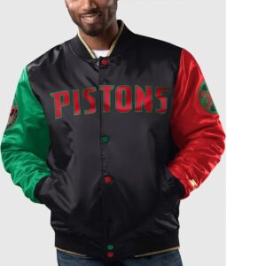 Detroit Pistons Ty Mopkins Black History Month Jacket