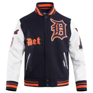 Detroit Tigers Old English Varsity Jacket