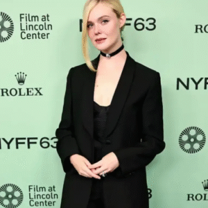 Elle Fanning 63rd New York Film Festival 2025 Black Blazer