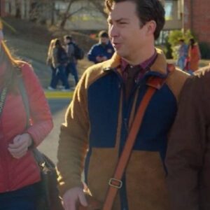 English Teacher S02 Brian Jordan Alvarez Brown Pile Jacket