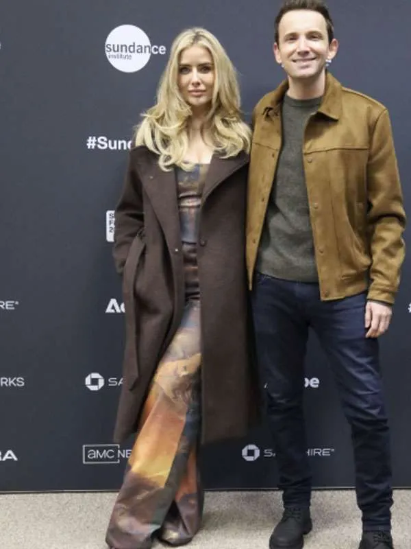 Nicole Alexandra Shipley Fairyland Brown Trench Coat