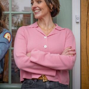 Film Club S01 Suranne Jones Pink Shirt