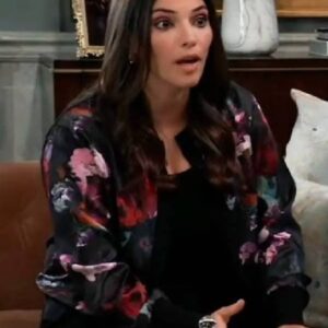 General Hospital Amanda Setton Floral Cardigan