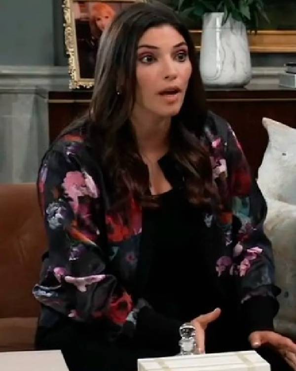 General Hospital Amanda Setton Floral Cardigan