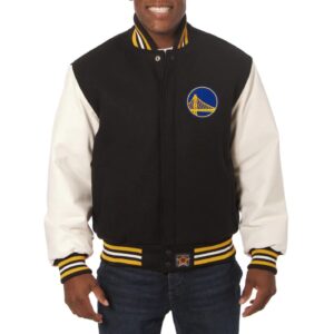Golden State Warriors Domestic Wool & Leather Varsity Jacket