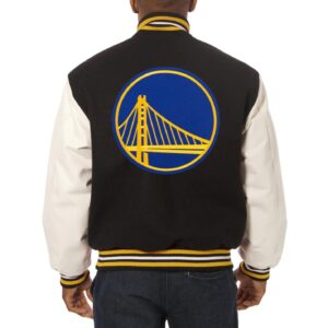 Golden State Warriors Domestic Wool & Leather Varsity Jacket