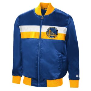 Golden State Warriors The Ambassador Satin Full-Zip Jacket