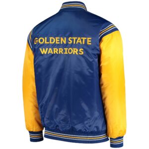 Golden State Warriors The Enforcer Varsity Satin Jacket
