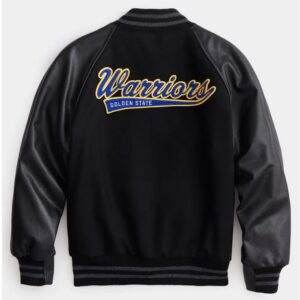 Golden State Warriors Varsity Black Jacket