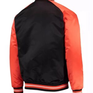 Hardwood Classics Reload 3.0 NY Knicks Black and Orange Jacket