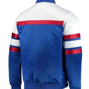 Hardwood Classics Script Philadelphia Satin Full-Snap Jacket