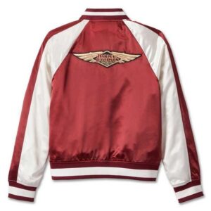 Harley Davidson 120th Anniversary Colorblocked Bomber Jacket
