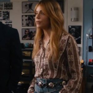 High Potential Kaitlin Olson Printed Blouse