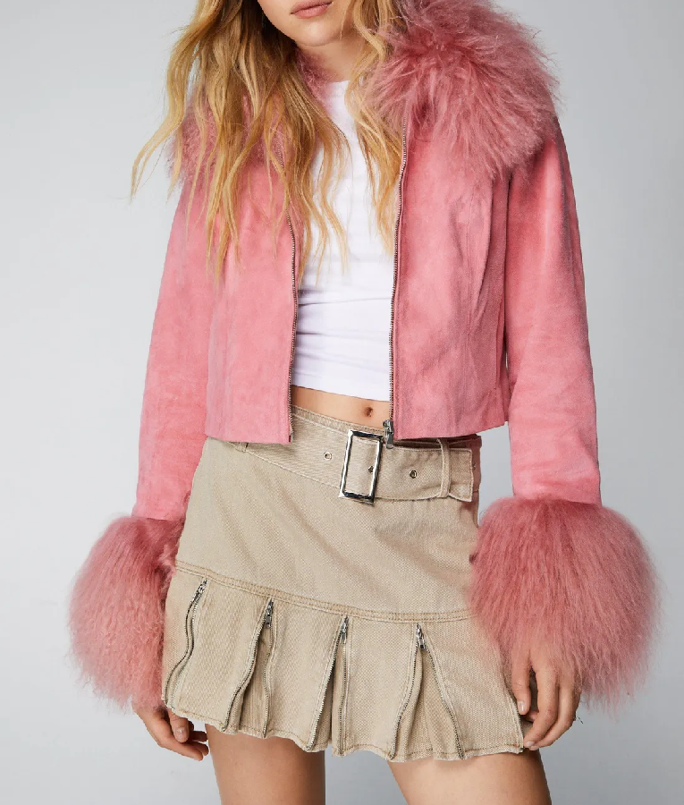 High Potential S02 Morgan Gillory Fur Collared Jacket - Image 2