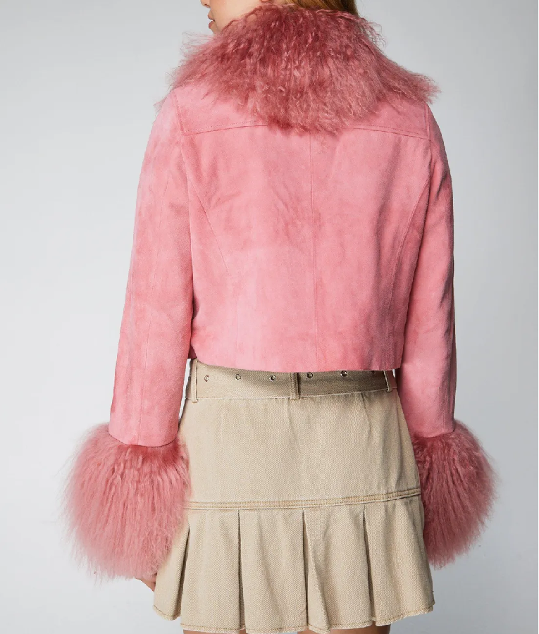 High Potential S02 Morgan Gillory Fur Collared Jacket - Image 3