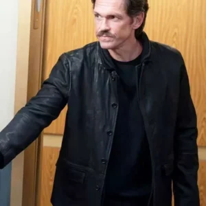 Steve Howey High Potential S02 Black Leather Jacket