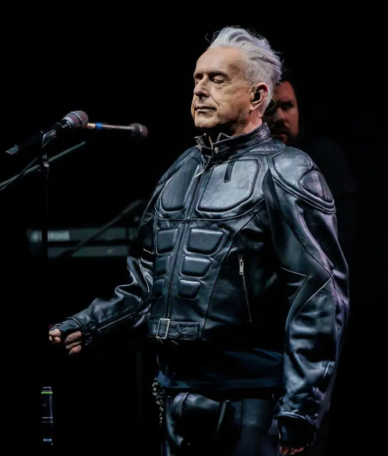 Holly Johnson Milan 2025 Black Leather Jacket - Image 3