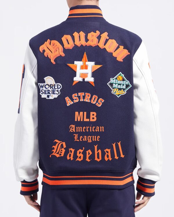 Houston Astros Old English Varsity Jacket
