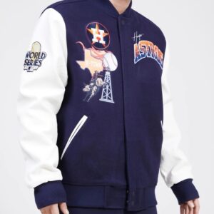 Houston Astros Retro Home Town Wool Varsity Jacket