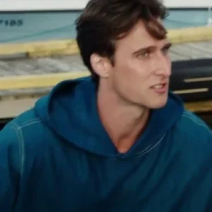 Hudson & Rex Season 8 Blaine contrast stitch blazer with tailored fit and modern formal design.