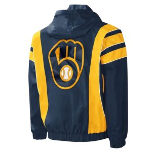 Impact Milwaukee Brewers Half-Zip Hoodie Jacket