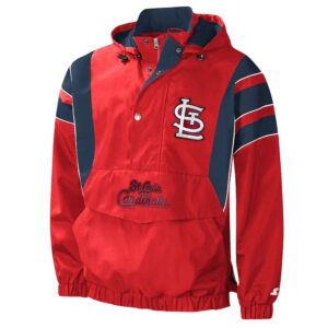 Impact St. Louis Cardinals Half-Zip Hoodie Jacket