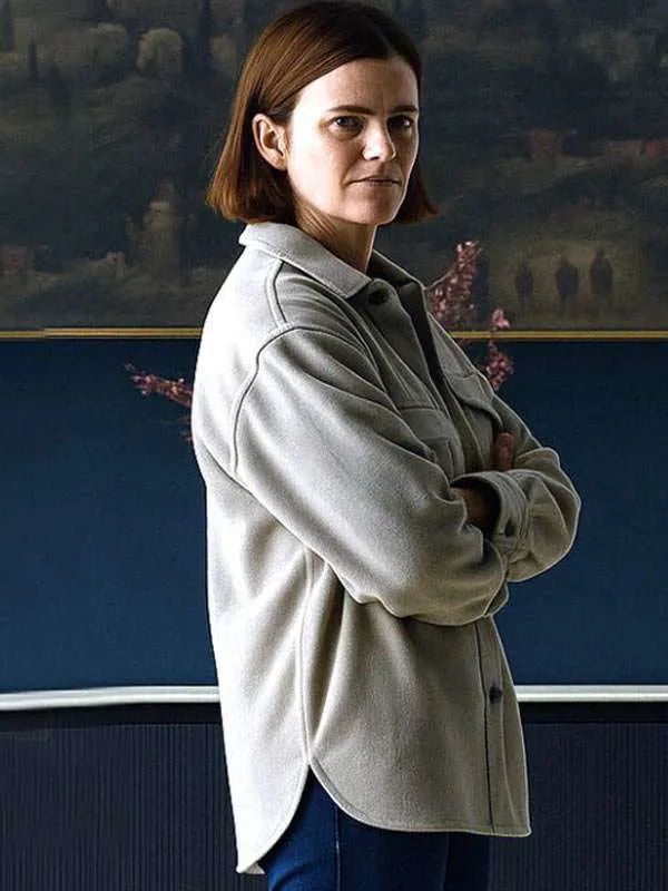 The Astronaut 2025 Kate Mara White Jacket - Image 2