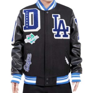 LA Dodgers Mash Up Wool Varsity Jacket