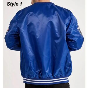 LA Dodgers National Royal Satin Jacket