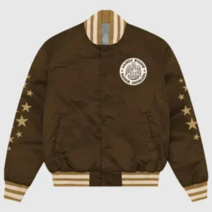 Lainey Wilson Brown Varsity Jacket