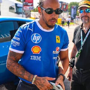 Lewis Hamilton Scuderia Ferrari Hp Team T-shirt