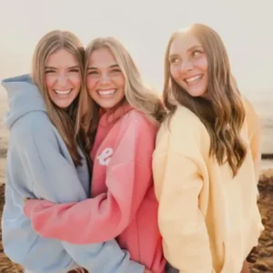 Lola Winters pullover hoodie with casual fit and comfortable soft fabric.