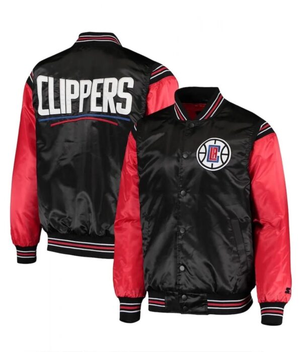Los Angeles Clippers The Enforcer Black and Red Jacket
