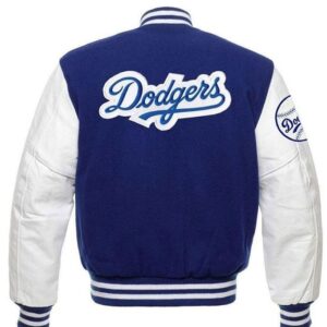 Los Angeles Dodgers Blue And White Letterman Jacket