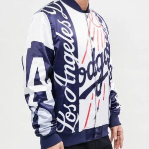 Los Angeles Dodgers Mashup Satin Varsity Jacket