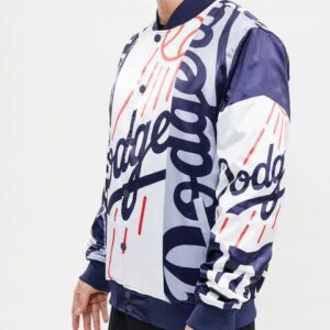 Los Angeles Dodgers Mashup Satin Varsity Jacket
