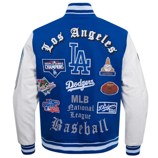 Los Angeles Dodgers Old English Varsity Jacket