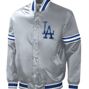 Los Angeles Dodgers Slider Gray Varsity Jacket