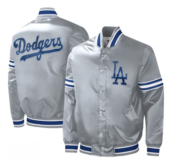 Los Angeles Dodgers Slider Gray Varsity Jacket