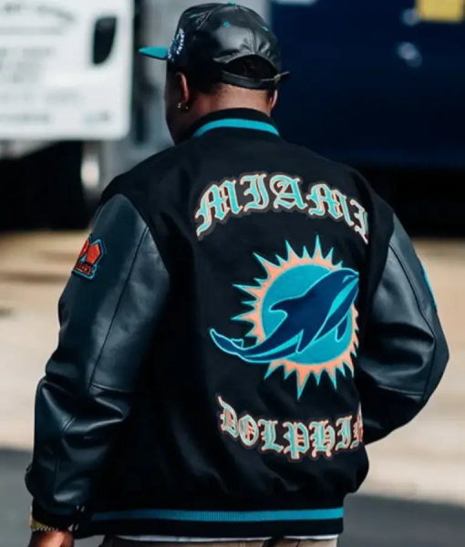 Malik Washington Rivalries Miami Dolphins Varsity Jacket