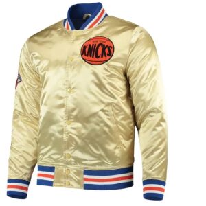 NY Knicks 1970 Champions 50th Anniversary Gold Jacket