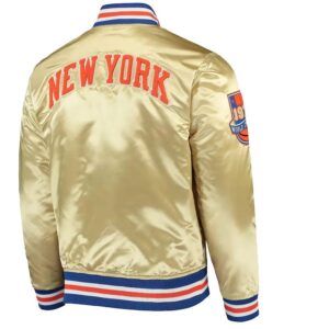 NY Knicks 1970 Champions 50th Anniversary Gold Jacket