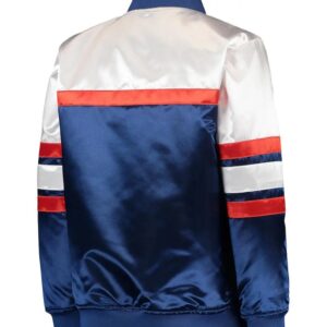 NY Knicks Hardwood Classics Blue White Jacket