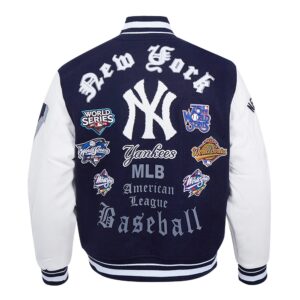 New York Yankees Old English Varsity Jacket
