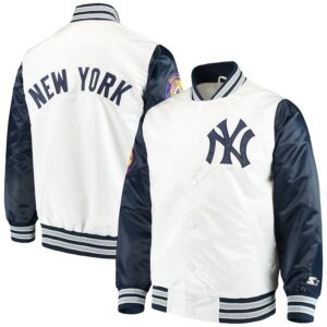 New York Yankees The Legend White Satin Jacket
