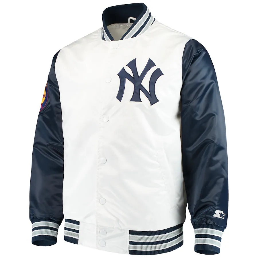 New York Yankees The Legend White Satin Jacket