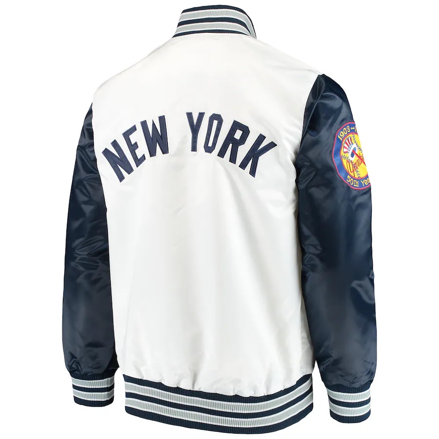 New York Yankees The Legend White Satin Jacket