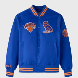 OVO X NBA New York Knicks Varsity Jacket