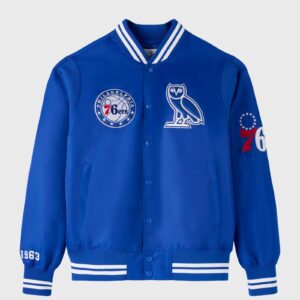 OVO X NBA Philadelphia 76ers Varsity Jacket